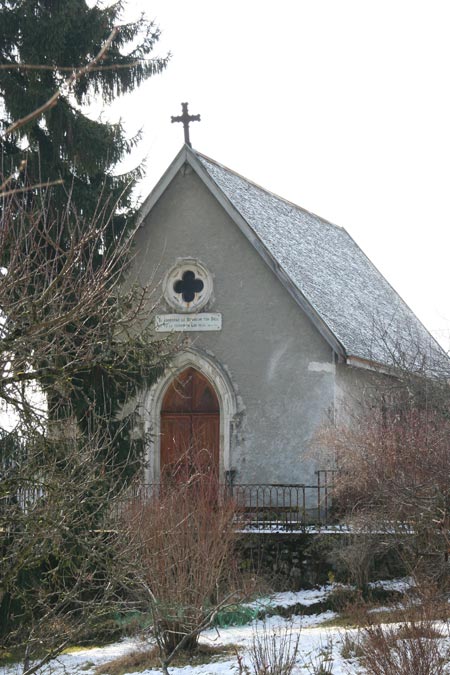 La chapelle érigée en 1873.